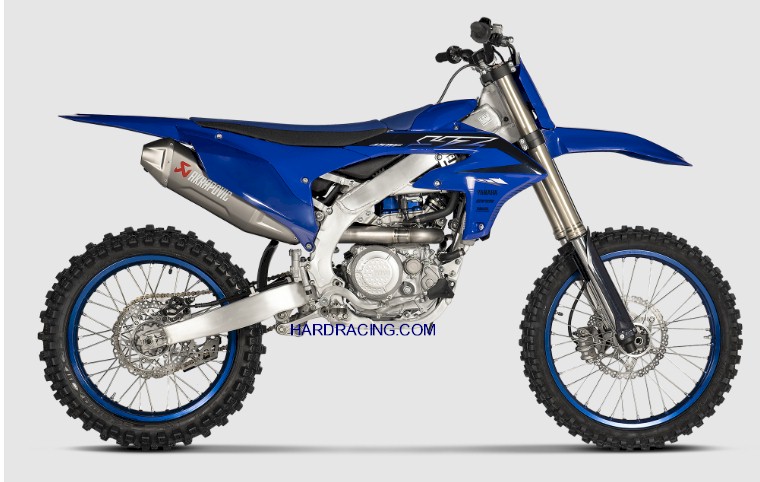 S-Y4MET16-FDHLTA Akrapovic Dirt Exhaust - Yamaha- Full Titanium Evolution  System - YZ450F '23-24 /WR 450F